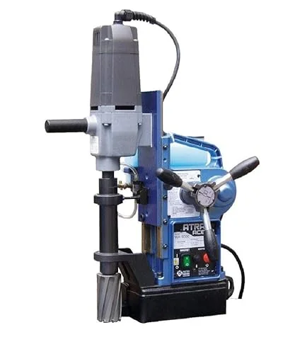 Nitto Kohki Atra Ace WA-5000 Portable Semi-Automatic Drilling Machine, 2′ X 3′ Hole Drilling Capacity