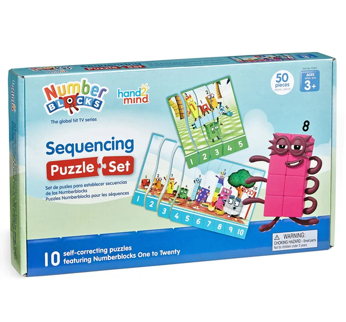 Numberblocks Sequencing Puzzle Set