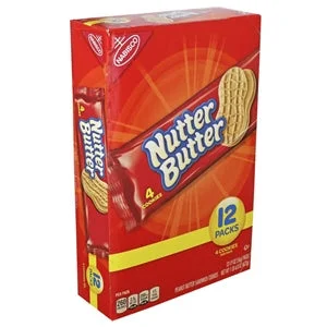 Nutter Butter Peanut Butter Sandwich Cookies-1.9 oz.-12/Box-4/Case