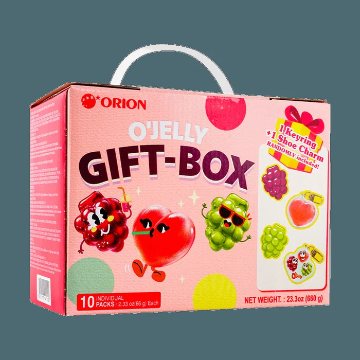 O'Jelly Gift Box (1 keyring, 1 shoe charm included),23.3 oz