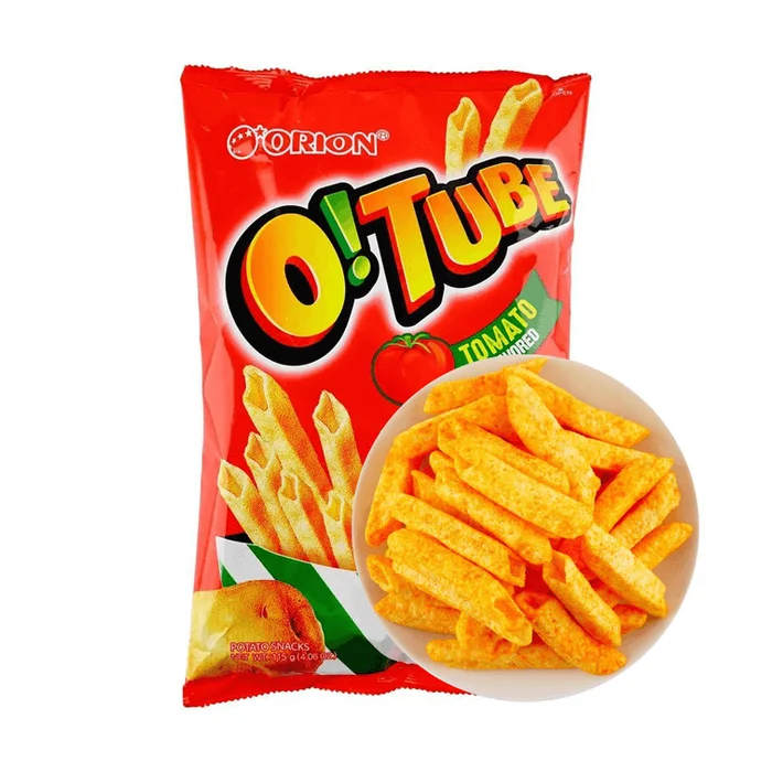O!Tube Potato Chip Tomato Flavor 115g