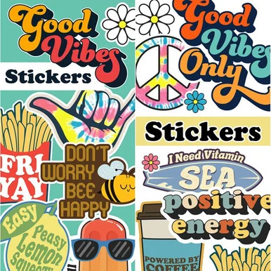 Only GOOD Vibes Stickers