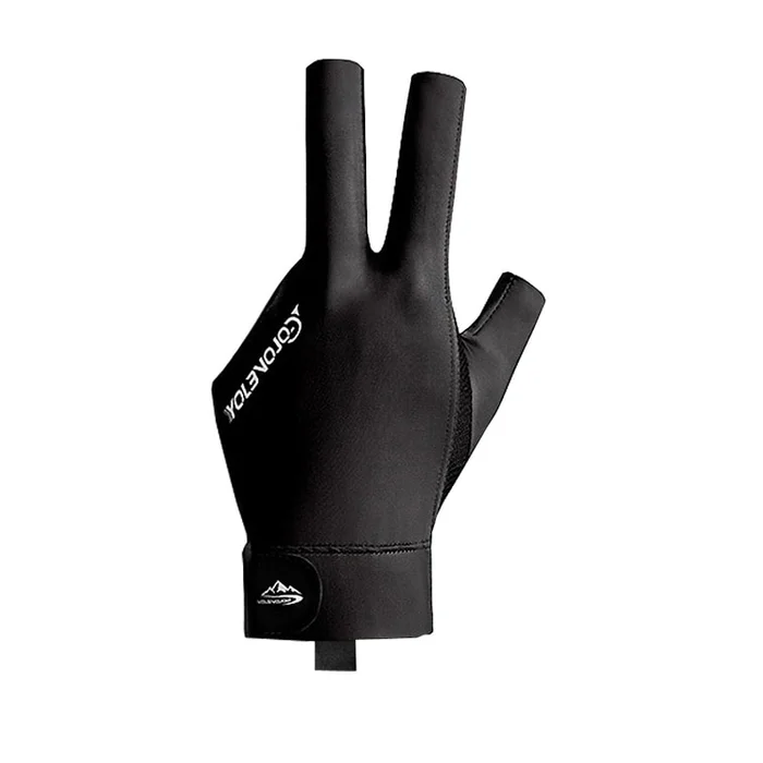 Open Finger Gloves Billiard Gloves Black 1pc