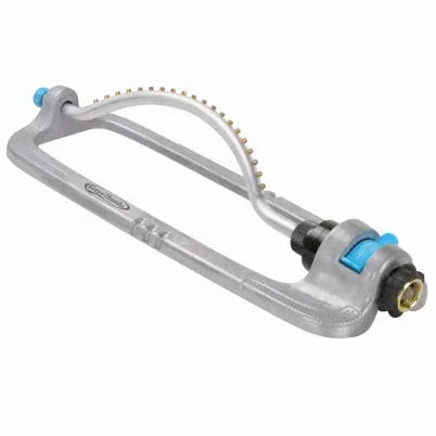 Oscillating Sprinkler With Turbo Motor, All Metal Construction, 4,000 Square Feet Coverage
