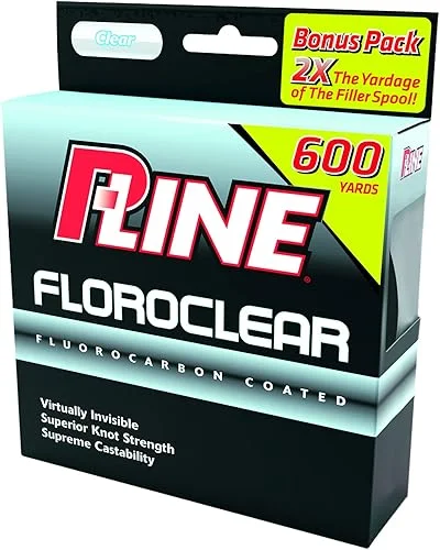 P-Line FCCBF-20 Fccbf-20 600Yd Fluorocarbon Coated