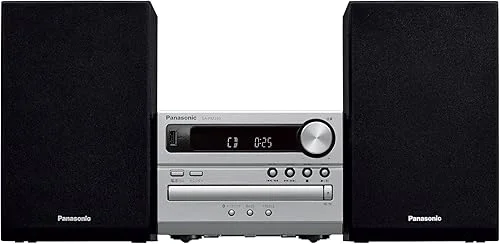Panasonic CD Stereo System USB Memory / Bluetooth Correspondence Silver SC-PM250-S