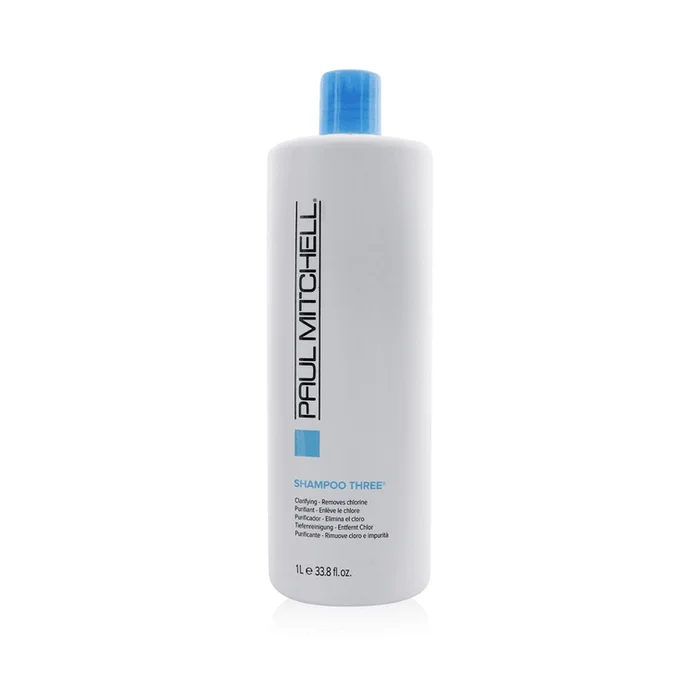 Paul Mitchell Shampoo Three (Clarifying – Removes Chlorine) 1000ml/33.8oz