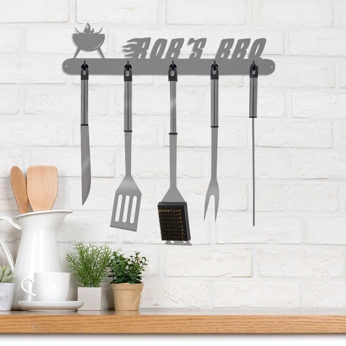 Personalized Grill Utensil Holder