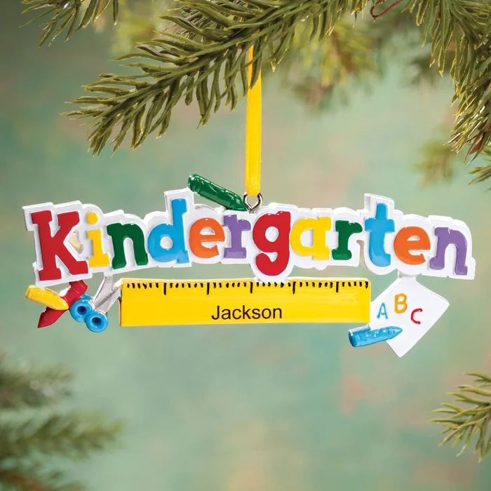 Personalized Kindergarten Ornament