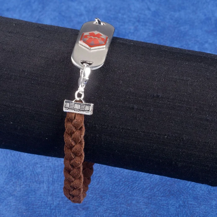 Personalized Medical ID Braided Bracelet
