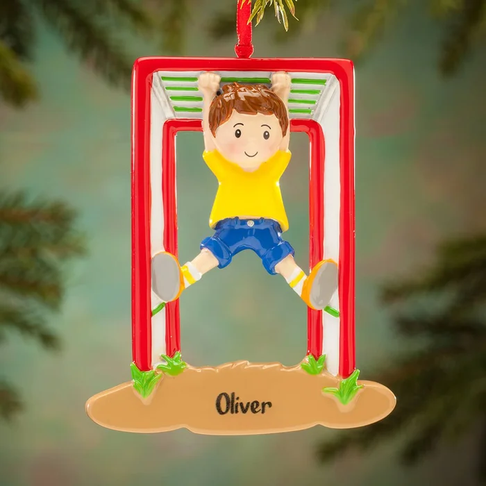 Personalized Monkey Bars Ornament