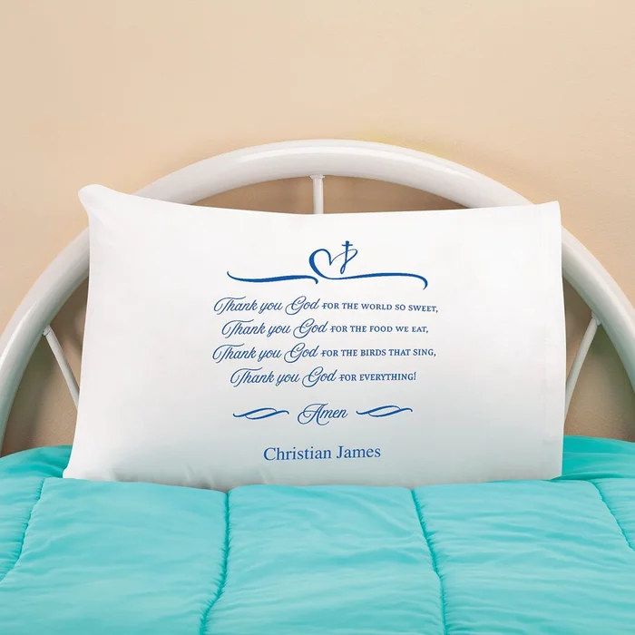 Personalized Thank You God Pillowcase