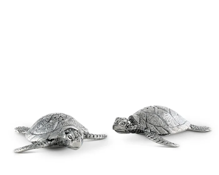 Pewter Sea Turtles Salt & Pepper Set