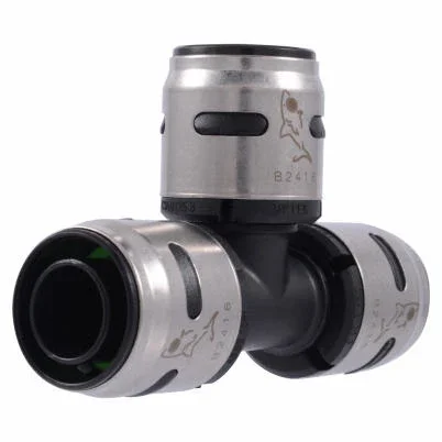 Pex Evopex Push To Connect Pipe Tee, 3/4 X 3/4 X 3/4 In.