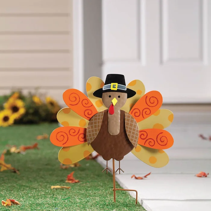 Pilgrim Turkey Lawn Stake by Fox River Creations™