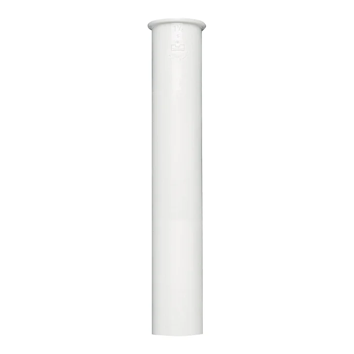 Plumb Pak PP10-8W Sink Tailpiece, 1-1/2 in, 8 in L, PVC, White