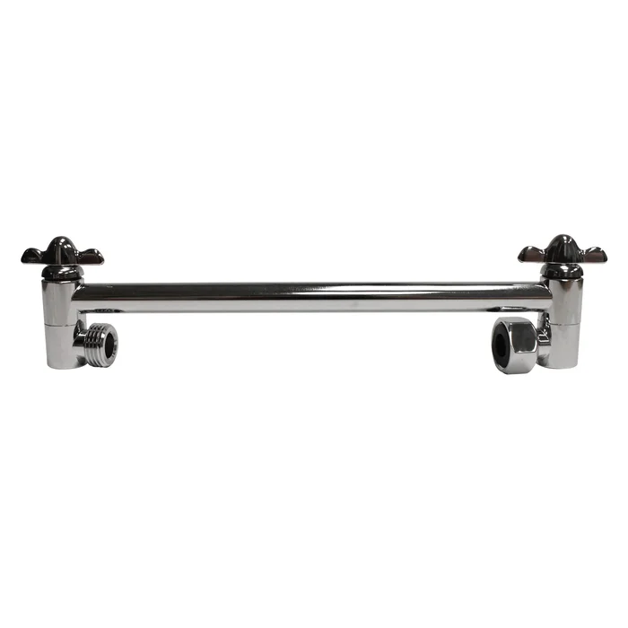 Plumb Pak PP825-09 Shower Arm, 11 in L, Chrome Plated