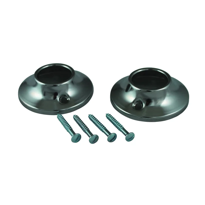 Plumb Pak PP825-21 Shower Rod Flange, Steel, Chrome