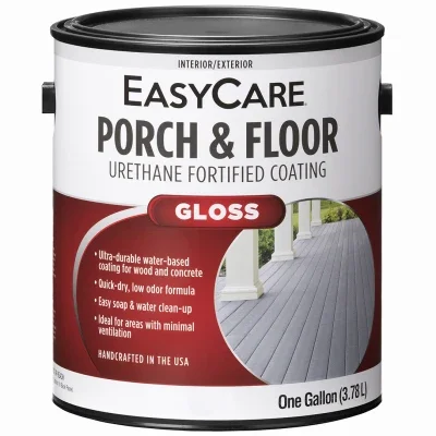 Porch & Floor Interior/exterior Gloss Coating, Urethane Fortified, Light Gray, 1 Gallon