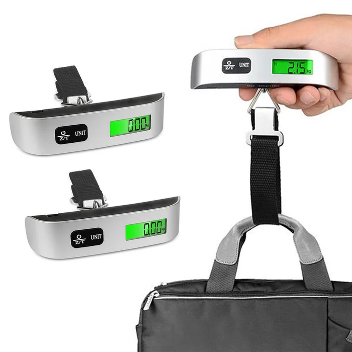 Portable Digital Luggage Scale with Strap (2-Pack)