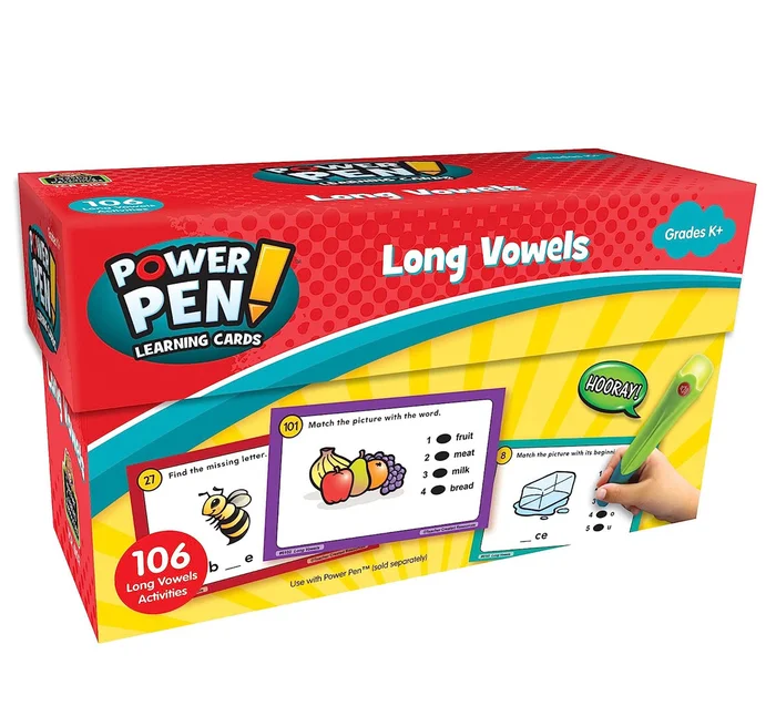 Power Pen Learning Cards – Long Vowels