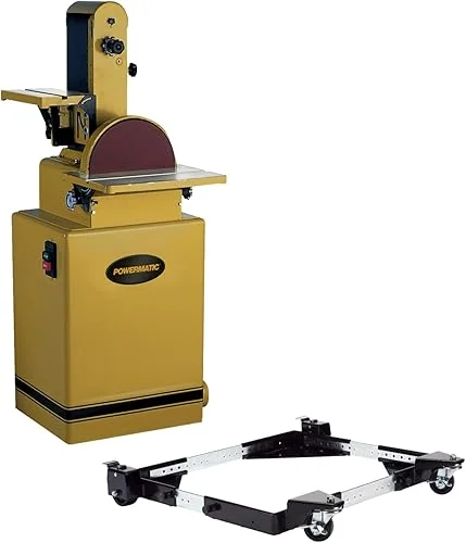 Powermatic 1791292K Model 31A 6-Inch/12-Inch 2 Horsepower Belt/Disc Sander, 230/460-Volt 3 Phase with JMB-UMB Universal Mobile Base