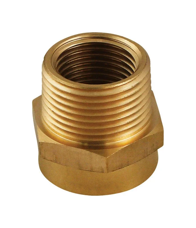 Pp850-66 Hose Adapter, 3/4 X 3/4 X 1/2 In, Fht X Mpt X Fpt, Brass, For: Garden Hose