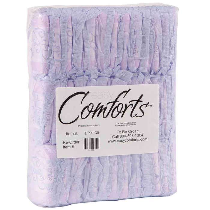 Premium Bladder Control Pads Maximum Absorbency Pack of 39