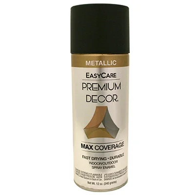 Premium Decor Metallic Spray Paint, Oil Rubbed Bronze, 12 Oz.