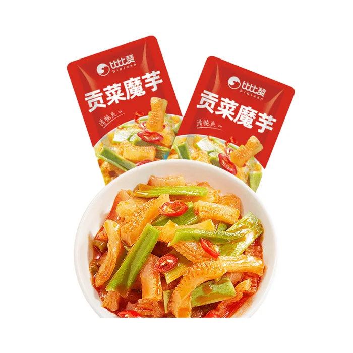 Preserved Vegetable & Konjac Strips Spicy Flavor Vegetarian-Friendly Snack Savory Side Dish 280g