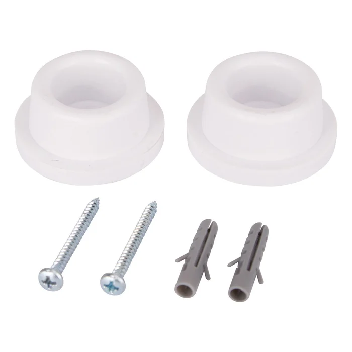 Prosource 20276PHB-PS Door Stop, 1-3/4 in Dia Base, 1-25/32 in Dia Base x 15/16 in H Projection, Rubber