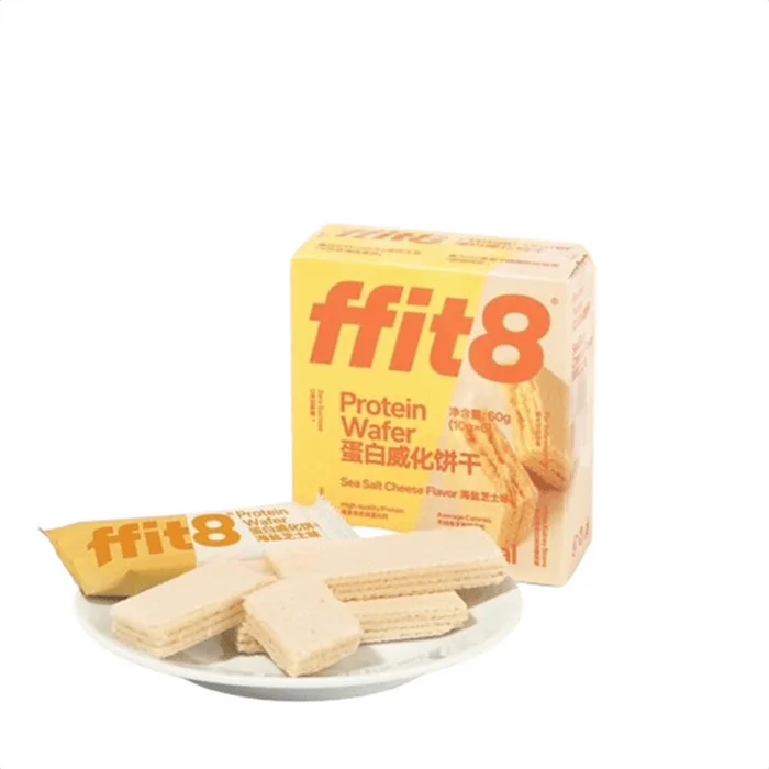 Protein wafer cookies high-protein healthy sea salt cheese 10g*6 pieces per box