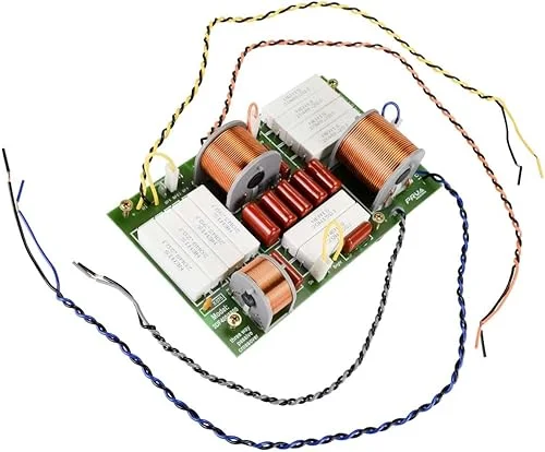 PRV AUDIO 3DF400/1800 Three Way Crossover Car Audio with Woofer Impedance Selection, 3 Way Crossover Point at 400/1,800 Hz