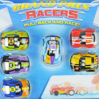 Pull Back Grand Prix Racecars 2″ Capsules