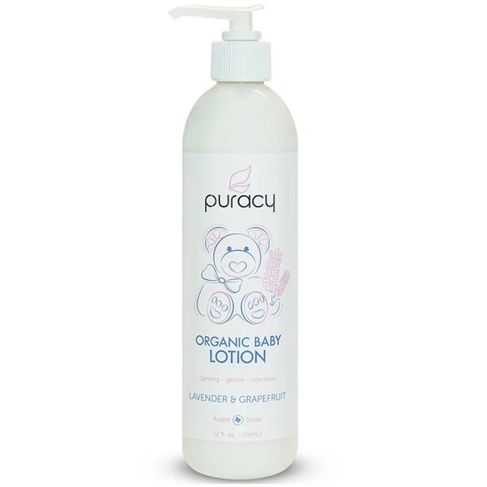 Puracy Baby Lotion Organic Moisturizer (2-Pack)