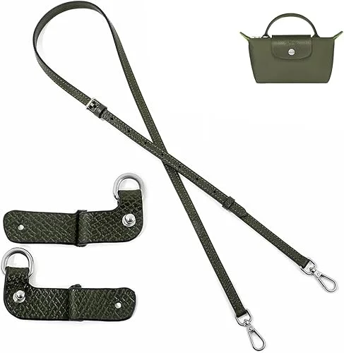 Purse Strap Leather Purse Crossbody Adjustable Shoulder Strap for Suitable for Long Champ Handbags