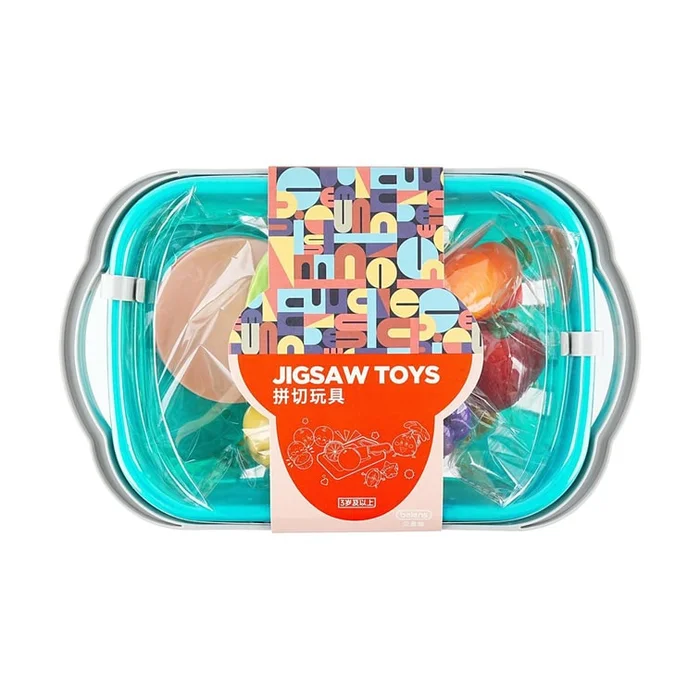 Puzzle and Cut Vegetables and Fruits Basket 20pcs