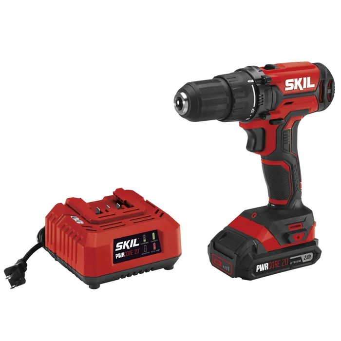 Pwrcore 20 Volt Lithium-ion 1/2 In. Cordless Drill/driver Kit With Battery & Charger