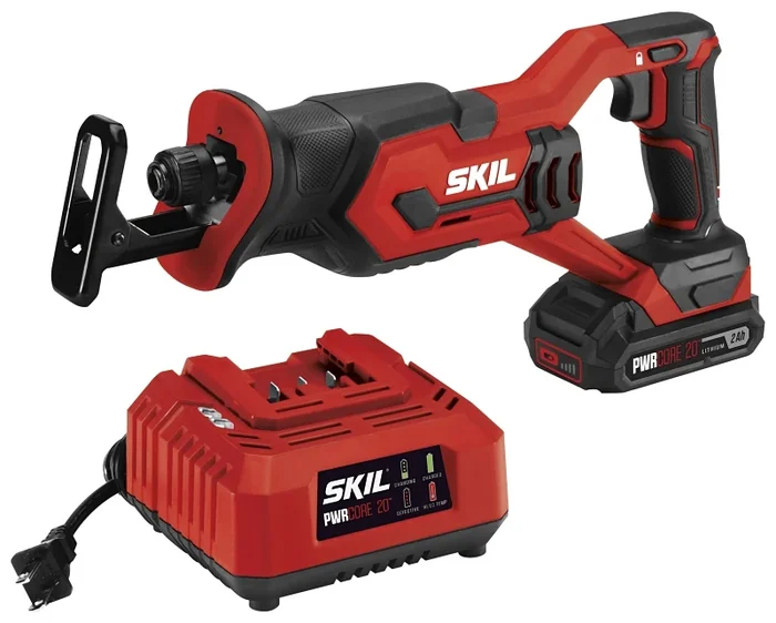 Pwrcore 20 Volt Lithium-ion Cordless Reciprocating Saw Kit With Battery And Charger