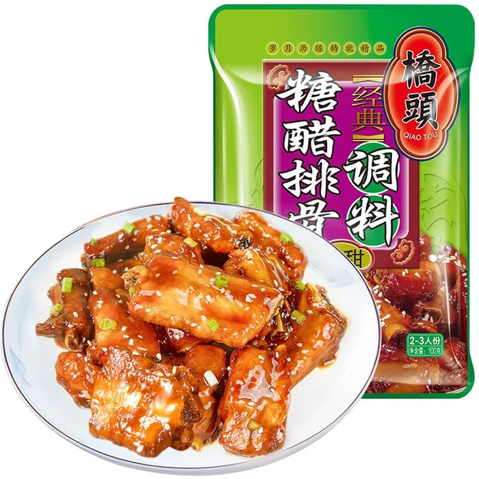 Qiaotou Sweet and Sour Spare Ribs Seasoning 100g