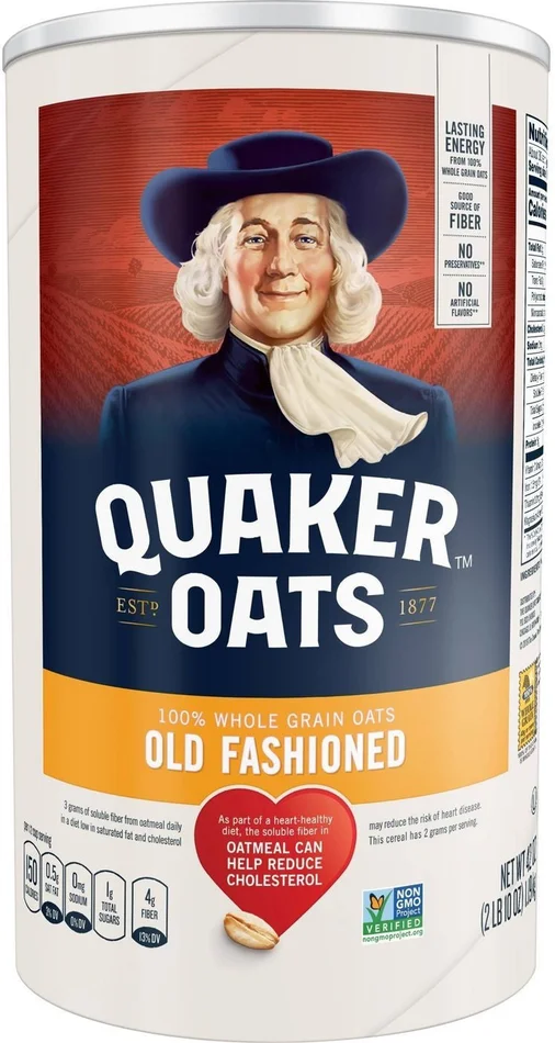 Quaker 100% Whole Grain Oats Old Fashioned, 1.19 kg (42 oz)