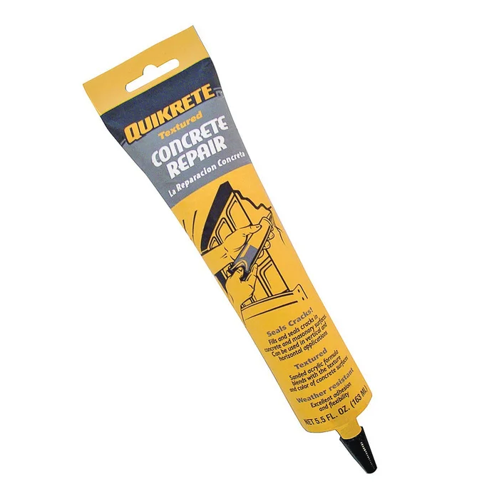 Quikrete 18620-13 Concrete Repair, White, 5.5 oz Squeeze Tube
