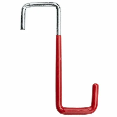 Rafter Hook, Red Vinyl-coated Steel