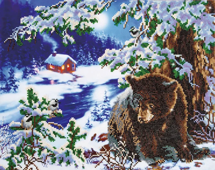 Rambling Bear Diamond Dotz Art Kit (Intermediate)