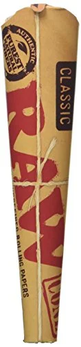 RAW Natural Unrefined 1.25 Cones Rolling Papers – Box of 32 Containers of 6 Cones