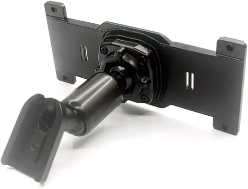 Rear View Mirror Back Plate Panel + Mirror Dash Cam Mount Arm for Car DVR Instead of Strap, with 13.5 x 5.9cm Backplate