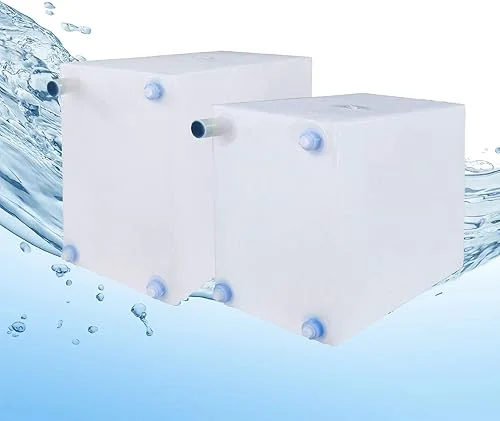 RecPro Fresh and Gray Water Holding Tank | Combo Pack | RV Water Holding Tanks | Camper Water Holding Tanks (9 Gallon & 16 Gallon) BPA Free