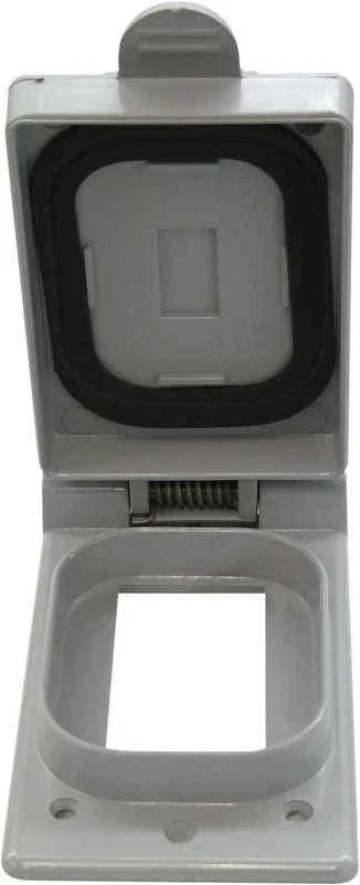 Rectangle Pvc 1 Gang Electrical Cover For Single Gfci Device