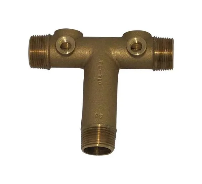 Red Brass Universal Tank Cross 1 In. X 4 In. L