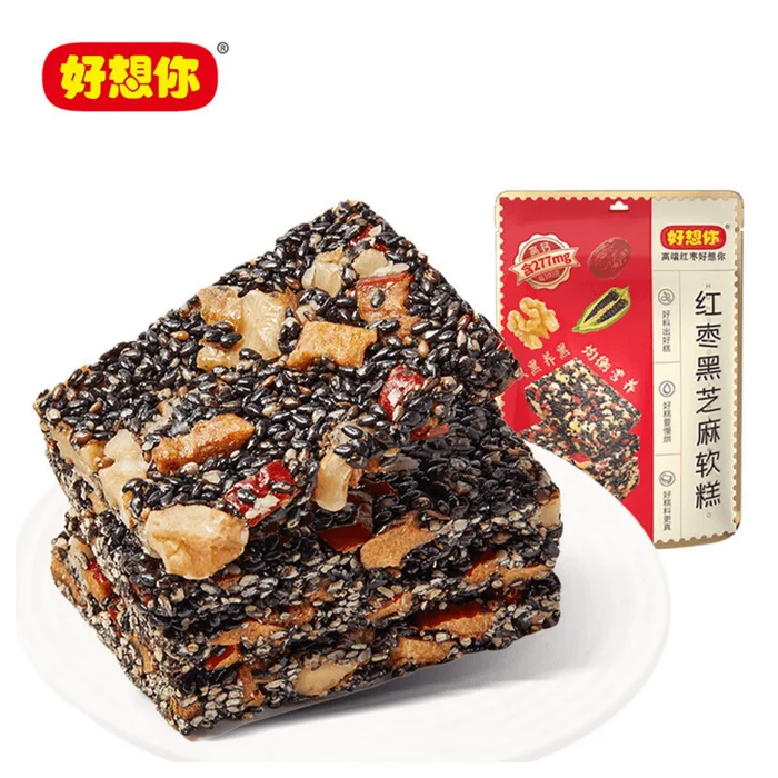 Red Date & Black Sesame Soft Cake Bars – 135g